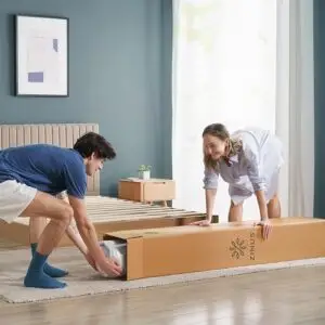 unpacking zinus mattress