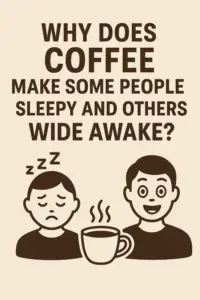 Coffee Makes Some People Sleepy