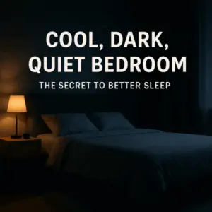 Cool Dark and Quiet Bedroom