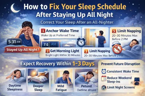 How To Fix A Sleep Schedule After Staying Up All Night