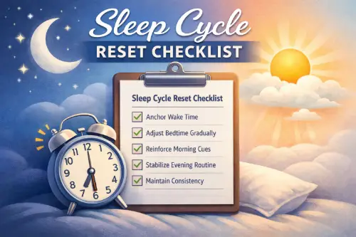 Sleep Cycle Reset Checklist