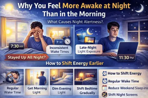 Why You Feel More Awake at Night Than in the Morning
