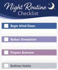 night routine checklist